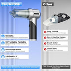 Car Vacuum Portable Cordless with 18000PA Super Suction, 4 in 1 Portable Air Blower/Car Vacuum 90°Foldable Handheld Rechargeable Brushless Motor, Gifts for Valentine's Day for Home, PC