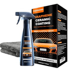 Ceramic Coating for Cars, Waterproof Auto Paint Coating - Graphene Infused, Scratch Resistant & High Gloss Auto Paint Sealant, Easy 1-Step Spray Application