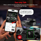4G LTE Dash Cam with Live View, 2K+1080P Front Inside Anti-Theft Car Camera Live Streaming, Instant Alert via App, Cloud & SD Storage, IR Night Vision, No Screen, 24/7 Parking Mode, GPS, OBD