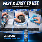 MPD PRO Heavy Foam Upholstery Cleaner with Stain Guard – 22 oz | Deep Cleaning Foam for Upholstery, Fabric & Carpets | Prevents Spills from Penetrating Fibers - Pack of 1