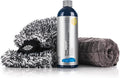 The Rag Company - 4-Piece Premium Essential Car Wash Kit - Includes Famous Gauntlet Drying Towel, Cyclone Wash Mitt + Wash Pad, and Premium NanoMagic Car Shampoo