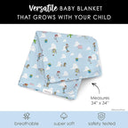 Milk Snob Disney Pixar Baby Boy/Girl Swaddle Blanket, Soft Receiving, Security and Play, Toddler Infant Newborn Bedding, Baby Shower, Baby Registry Gender Neutral Gift (Toy Story) 34 * 34 inches