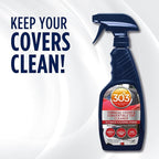 303 Products 30571CSR Tonneau Cover and Convertible Top Cleaner - Vinyl and Fabric Top Cleaner - Ultimate Cleaning Power - Helps Remove Tough Stains - Rinses Residue Free - 16 fl. oz. Packaging May Vary