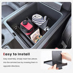 5PCS Center Console Organizer Compatible with 2023-2026 Honda Pilot/2026 Honda Passport Drawer Storage Tray Armrest Divider Tray &Insert Hidden Storage Box Interior Accessories