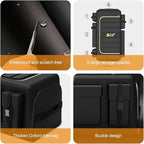 Ergocar Car Trunk Organizer Car Boot Storage Organiser Multi Pocket Car Boot Tidy Storage 3 Times Size Folded Portable Waterproof 1680D Oxford for Car/SUV/Truck/Auto