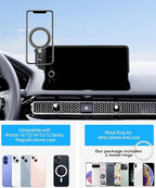 Car Phone Holder for Honda Civic 2022-2026 / Acura Integra 2023-2025 Accessories Apply to 7/9 Inch Touch Screen Fixed Clip Magnetic Cell Phone Mount Hands-Free 360 Degree Rotation