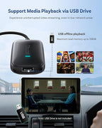 OTTOCAST 2026 Play2Video Ultra Magic AI Box Car Streaming Devices, Wireless CarPlay Android Auto Video Adapter 3 in 1 Built-in Netflix/YouTube Android 12 System