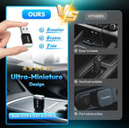 Wireless Carplay Adapter for Apple iPhone iOS 10+ ＆ Android Mini Ultra-Compact USB-A Dongle Converts Wired to Wireless Car Play Adapter Plug & Play Fast Auto Connection for Cars 2016+