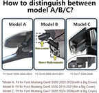 Mangoal 4K Dash Cam fit for Ford Mustang S550 2015-2021, EcoBoost Premium Convertible GT Premiun Mach Fastback, UHD 2160P Video, WiFi & App, G-Sensor, Loop Recording, Easy to Install, 128GB Card