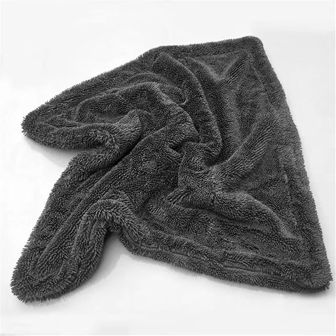 Plush Microfiber Car Wash Towel High GSM Auto Detailing Drying Cloth