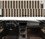 Warm White LED Strip Lights for Car BaishenglinMotor 12-Pack DC12V Waterproof 30CM/11.8"/1FT 5050 15-SMD LED Strip Underbody Light for Car Motorcycles Decoration Interior Exterior Strip Lights