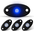 4Pods Rock Lights Blue Neon Underglow led Lamp for Car Trucks ATV UTV SUV Boat Underbody Glow Trail Rig Motorcycle Lights