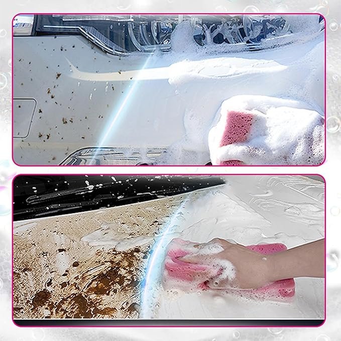 Vehicle Wash Soap - 100ml Concentrated Car Wash Soap, Foaming Car Cleaner For Auto Exterior, Eco-Friendly Vehicle Wash Solution For Sedan, Truck, Suv – Multipurpose Car Shampoo & Stain Remover