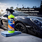 Winter White Riptide Shine Ceramic Detail Spray – Deep Shine & Ceramic Protection, Extreme Water Beading, Safe for Cars, Trucks, Motorcycles, RVs & More – Includes 2 Towels, 16 fl oz (Pack of 1)