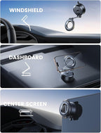 Lamicall for Magsafe Car Mount [70LBS Strongest Suction & Ultra Magnets] Phone Holders for Your Car, 360° Adjustable Suction Cup Phone Mount for Dashboard & Windshield Truck fit iPhone 17 Smartphone