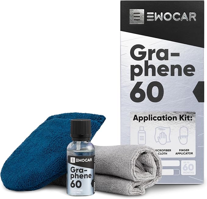 Graphene Ceramic Coating Set – Complete Car Paint Protection Kit with Hydrophobic Barrier, UV Resistance & Professional Mirror Gloss Finish