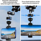 SOH Magnetic Suction Cup Car Phone Mount, 360° Rotation Stable Car Dashboard & Windshield Phone Holder Mount, Powerful Smartphones Suction Cup Car Holders Mount Hands Free for All Smooth Surface