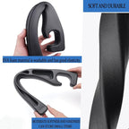 Car Seat Gap Filler, car in between seat catcher 2-Pack No-Drop Seat Side Gap Seam Filler Organizer, Universal filler between car seat and console (Black)