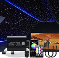 AKEPO 16W Fiber Optic Starlights Headliner Kit, 450pcs 0.75mm 9.8ft/3m Optical Fiber Strands APP/Remote Control Music Activated Car/Truck/Home Use Starlight kit