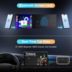 Wireless CarPlay Adapter, Magic AI Box with Dual-WiFi Stability, Wireless CarPlay Box Compatible with Wired Factory CarPlay & Android Auto, Support for YouTube/Netflix(Black)