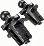 OHLPRO 2Pack Car Air Vent Clip Replacement, [Stable & Anti-Shake] Phone Mount Base with 16mm Ball Head, Heavy Duty Air Vent Holder Compatible with iPhone, Samsung & Most Car Phone Cradles