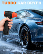 Tool-grade Electric Air Duster, Rechargeable Handheld Blower with 180,000 Super Power Brushless Motor, 2-in-1 Blow & Vacuum Cleaner, Cordless Leaf Blower for Car Drying, Home, Patio Cleaning (Black)