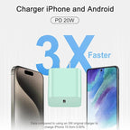 iPhone 17 16 15 Charger Fast Charging 3+3Pack Type C Charger USB C Chargers Block with 6FT Cable for iPhone Air/17/17 Plus/17 Pro/17 Pro Max/16/16 Plus/16 Pro/16 Pro Max/15/15 Pro Max/iPad Pro