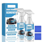 Car Rust & Iron Particle Remover Spray, Fast Acting Heavy Duty Metal Cleaner Rust Remover Spray, for Removing Rust and Particles from Cars, Tools, Bolts & More Removers for All Surfaces (2Pcs)