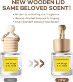 C Classy Hanging Car Air Freshener 2 Pack, 24.K Ma.gicl Essential Oil Diffuser, Long-Lasting Fragrance, Cute Glass Bottle Car Accessories for Women & Men, Made in USA