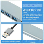Holibanna USB Port Hub USB Expander for Laptop Computer with Heat Dissipation Lightweight Multi-Device Connection Keyboard Mouse