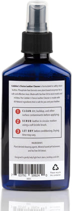 Cobbler's Choice Co. Finest Quality Leather Cleaner 100% Natural - Designed to Fight Fresh Stains, Dirt, & Build-Up - Easy Spray Application