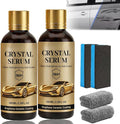 PTZ Crystal Serum,Advanced Graphene Ceramic Coating for Cars,Ceramic Car Coating Kit,9h+ Graphene Ceramic-Coating for Auto Car Paint Protection (2PCS)