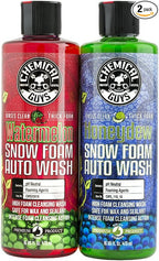 Chemical Guys HOL316 Snow Foam Auto Wash Bundle, Cannon and Gun Soap, Safe for Ceramic Coating, Wax and Sealant, Watermelon and Honeydew Scents, 16 Fl Oz (Pack of 2)