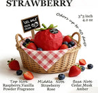 Banami Strawberry Air Freshener Gel, Decorative Odor Eliminator for Home, Car, RV, Bathroom, Pet Areas (Red Strawberry)