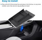 Autorder Center Console Bottom Organizer for 2023 2024 2025 2026 Toyota bZ4X/ Subaru Solterra Accessories Lower Center Console Storage Tray