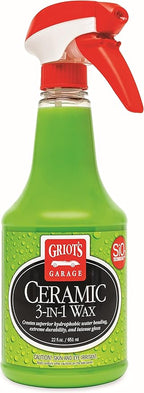 Griot's Garage 10978 3-in-1 Ceramic Wax 22oz & 10956 Interior Cleaner 22oz