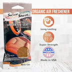 Super Sheet, Organic Under the Seat Car Air Freshener, Long Lasting Fragrance, New Car Scent, 3 Pack