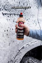 Adam's Wash & Wax Washing Bundle - Car Wash Soap Infused With Pure Carnauba Car Wax | Car Cleaning Formula W/Paint Protection | Use In 5 Gallon Bucket Foam Cannon & Foam Gun