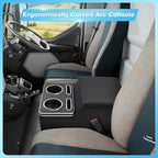 Center Console, Universal Front Bench Seat Consoles,Truck Seat Organizer and Storage,Center Console for Truck & Minivan & Car& SUV Cab Front Seat Bench Seat Storage Box (Regular)