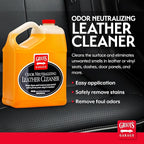 Griot's Garage Odor Neutralizing Leather Cleaner for Car Seat, Dashboard, Door Panel, Eliminates Unwanted Smells, 10972, One Gallon