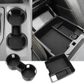 BIXUAN 2024-2026 Ranger Center Console Organizer for 2024 2025 2026 Ford Ranger Armrest Insert Tray+Console Cup Holder Middle Console Armrest Storage Box 2026 Ranger Accessories