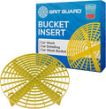 Grit Guard The Original Yellow Bucket Insert - 10" Diameter Car Wash Bucket for Car Washing, Detailing Compatible with 3.5, 4, 5 and 6 Gallon Buckets