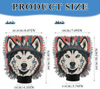 Tribal Style Husky Dog Car Wash Mitts Scratch Free Wash Mitt For Cars Car Cleaning Wash