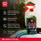 Griot's Garage Mist and Wipe, SiO2 Ceramic Detailer for RVs, Campers, Trailers, Boats, ATVs, UTVs, Motorcycles, Works on Paint, Glass, Vinyl, Plastic, and More, 10814, 25oz