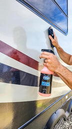 Poli Glow Poli Slick Seal Ceramic Spray Detailer – 32 oz | Marine-Grade Silica Polymer Sealant for Boats, RVs & Autos | Water-Repelling, UV-Resistant, No Buffing, Lasts 6+ Months | USA Made