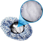Microfibre Car Brush Cover, 2 Pieces Brush Cover for SB Washers/Wash Box Brush, Scratch-Free Car Washing,Universal Wash Mitt for Gentle Car Wash & Car Care - Blue