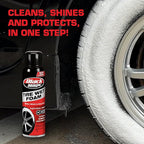 Black Magic 120269 Tire Wet Foam - Specially Formulated Thick Tire Spray Foam Clings to Tires to Dissolve & Clean Dirt while Shining & Protecting, 18 Fl. Oz. (Pack of 2)
