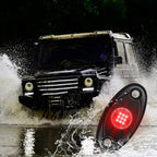 Macarrie 12 Pods Rock LED Lights for Car SUV Underglow Lights Waterproof Neon Trail Rig Lamp Lighting for Truck Motorcycle Boat ATV UTV and More(Red)