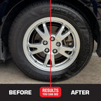 Black Magic 120269 Tire Wet Foam - Specially Formulated Thick Tire Spray Foam Clings to Tires to Dissolve & Clean Dirt while Shining & Protecting, 18 Fl. Oz. (Pack of 2)