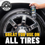 Chemical Guys ShineLogic Tire Shine 3-Pack, Deep Wet Black Shine, Safe for Cars, Trucks, Motorcycles, RVs & More, (3-20 fl oz) - TVD1202003